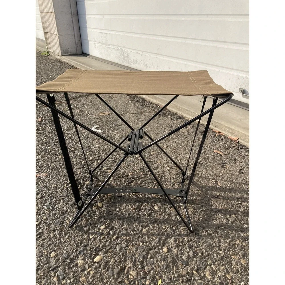 Rothco Coyote Brown Lightweight Foldable Portable Sitting Stool & Carry Pouch